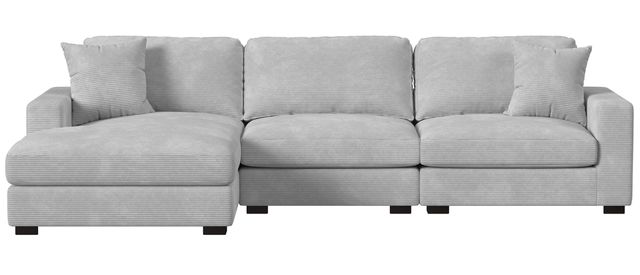 Elements International Arizona 3-Piece Steno Stone Modular Sectional and Left-Arm Facing Chaise-1