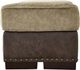 Signature Design by Ashley® Alesbury Chocolate Ottoman-1