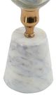 A & B Home Gold/White16" Vase-2