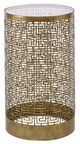 Uttermost® Algernon Glass Top Drink Table with Antiqued Gold Base-0