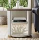 Flexsteel® Melody White Round End Table-3