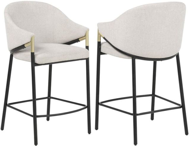 Coaster® Chadwick 2-Piece Beige Counter Stool Set-0