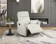 Homelegance® Desso Beige Swivel Glider Manual Reclining Chair-1