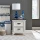 Liberty Furniture Allyson Park Charcoal/Wirebrushed White Nightstand with Charging Station -1