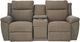 La-Z-Boy® Joel Pewter Power Reclining Loveseat with Console and Headrest-1