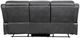 Homelegance® Yerba Gray Double Manual Reclining Sofa-3