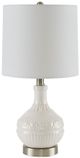 Olliix by 510 Design White Gypsy Table Lamp-0