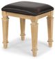 homestyles® Manor House Brown Vanity Bench-5