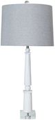 Harp & Finial® Rudy White Table Lamp-0