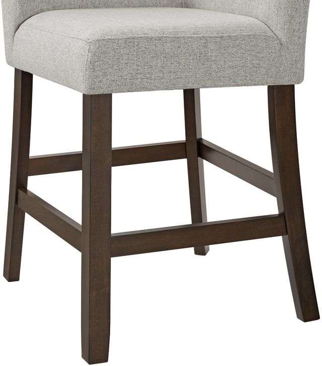 Elements International Seneca Brown/Gray Counter Corner Bench-4