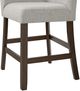 Elements International Seneca Brown/Gray Counter Corner Bench-4