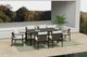 New Classic® Home Furnishings Moana 7-Piece Black/Ivory Aluminum/Sundura Outdoor Patio Dining Set-1