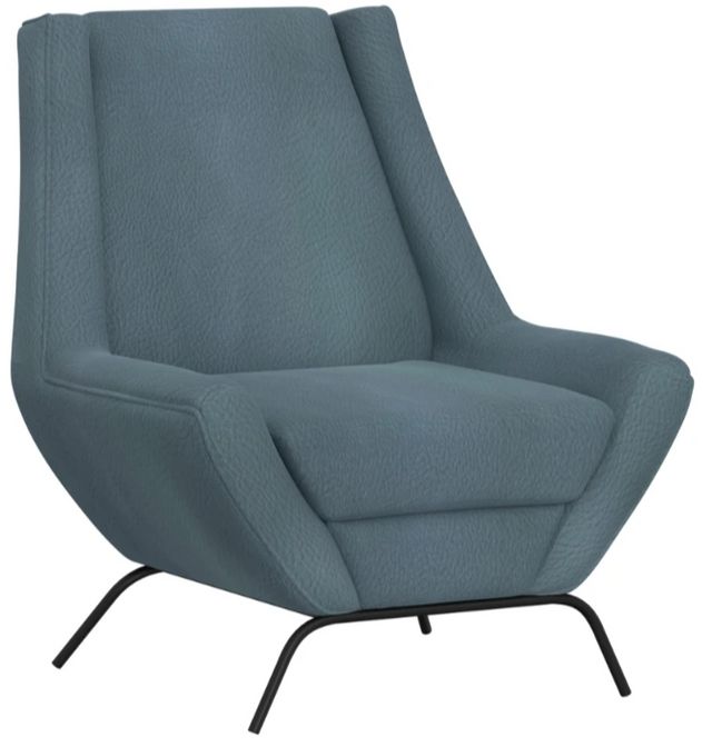 International Furniture Direct Tyne Blue Arm Chair