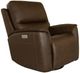 Flexsteel® Henry Burnt Umber Power Swivel Gliding Recliner-1