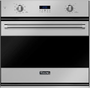 Front view of the Viking® 3 Series 30" Stainless Steel Electric Single Built in Oven