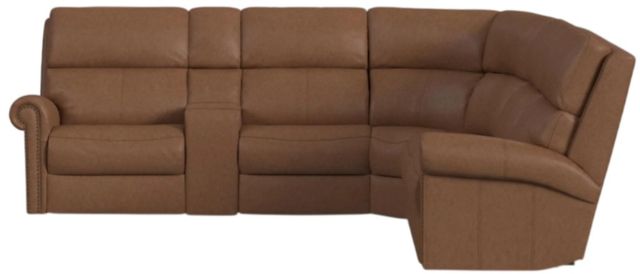 Flexsteel® Customizable Bernard Power Reclining Sectional with Power Headrest and Lumbar-2