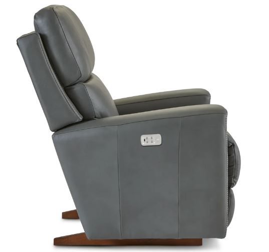 La-Z-Boy® Apollo Smoke Power Rocking Recliner with Headrest and Lumbar-3