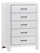 Mazin Furniture Corbin White Chest-0