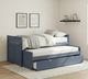 Homelegance® Nora Blue Twin/Twin Bed-1