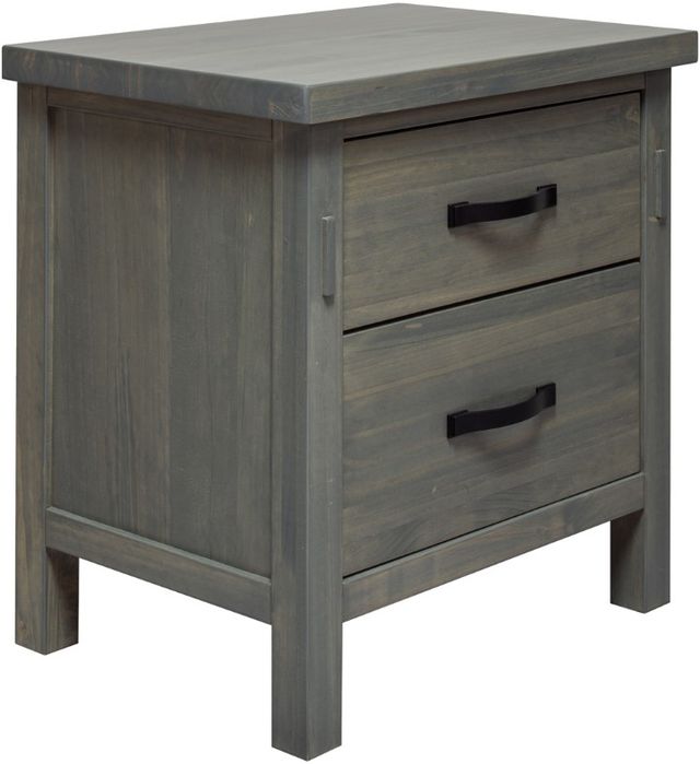Mako Wood Furniture Jetty Gray Nightstand-0