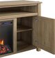 Ameriwood Home Farmington Natural 60'' Electric Fireplace Media Console-5