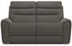 La-Z-Boy® Soren Pewter Leather Reclining Loveseat-1