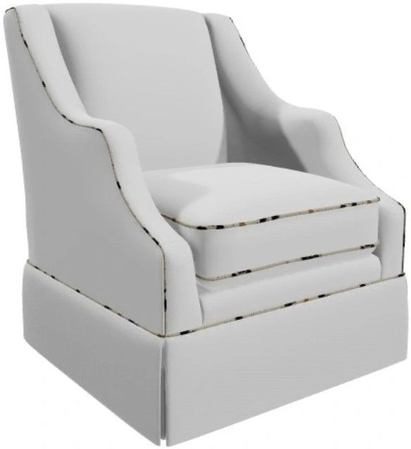 Craftmaster® Customizable Craftmaster Essentials Accent Swivel Chair-1