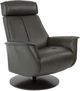 Fjords® Modern Living Bo Slate Medium Dual Motion Swivel Recliner-0
