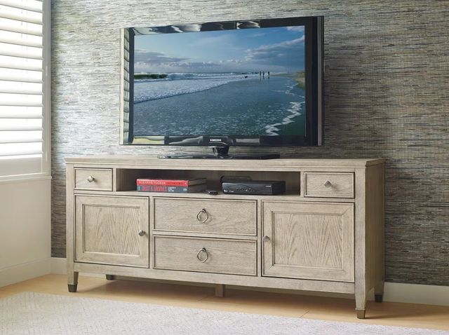 Hammary® Vista Oyster Biscane Entertainment Console-1