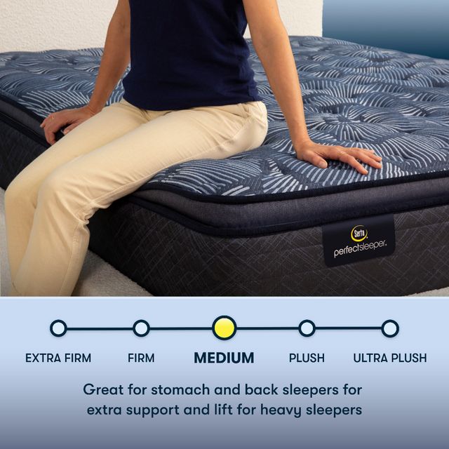 Serta® Perfect Sleeper® Cobalt Calm 14.5" Wrapped Coil Medium Pillow Top Twin XL Mattress-4