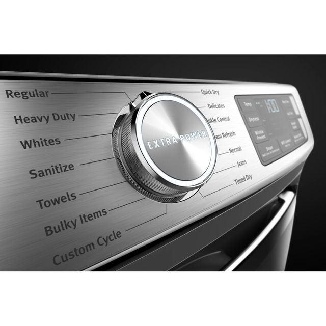 Maytag® 7.3 Cu. Ft. Metallic Slate Front Load Electric Dryer-3