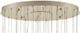 Currey & Company Dove Multi-Drop Painted Silver/White Pendant Lighting-2