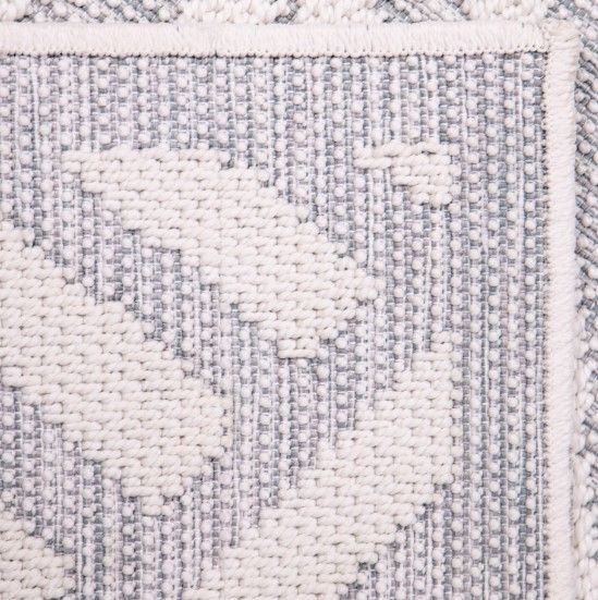 Orian Knitweave Castaway Natural Blue 5'x8' Area Rug-4