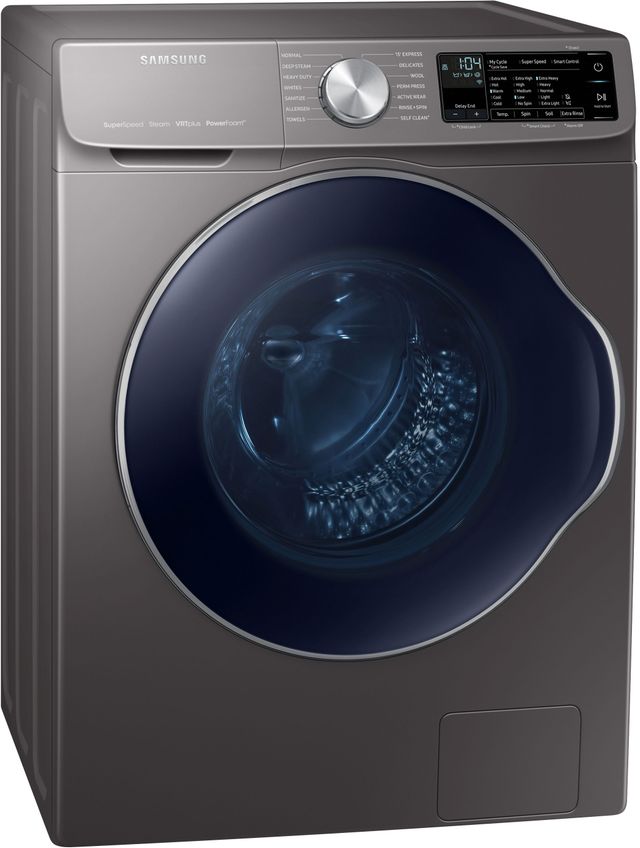 Samsung 2.2 Cu. Ft. Inox Grey Front Load Washer-4