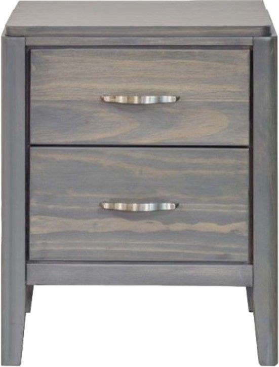 Mako Wood Furniture Sage Gray Nightstand-0