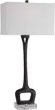 Uttermost® Darbie Black Table Lamp-3