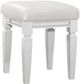 Homelegance® Tamsin White Metallic Vanity Stool-0