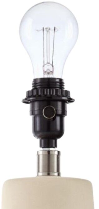 Surya Doheny High Gloss Cream Table Lamp-4