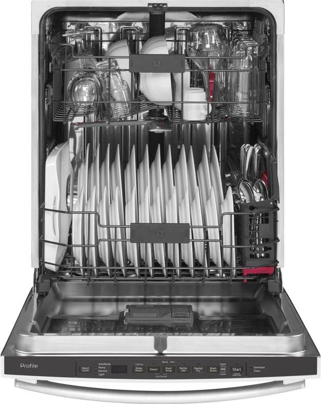 GE Profile™ 24" Stainless Steel Built In Dishwasher-3