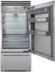 BlueStar® 36 in. 22.4 Cu. Ft. Stainless Steel Bottom Freezer Refrigerator-1