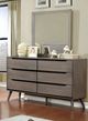 Furniture of America® Lennart 5-Pieces Gray Queen Bedroom Collection-4