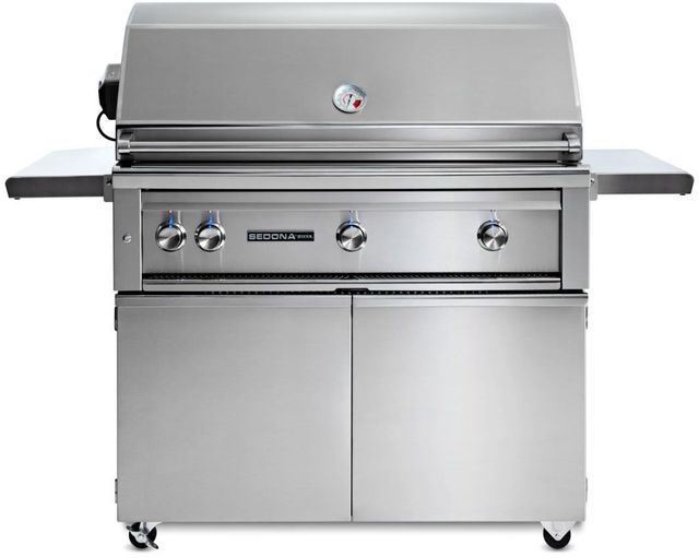 Lynx® Sedona 42" Stainless Steel Freestanding Grill-0