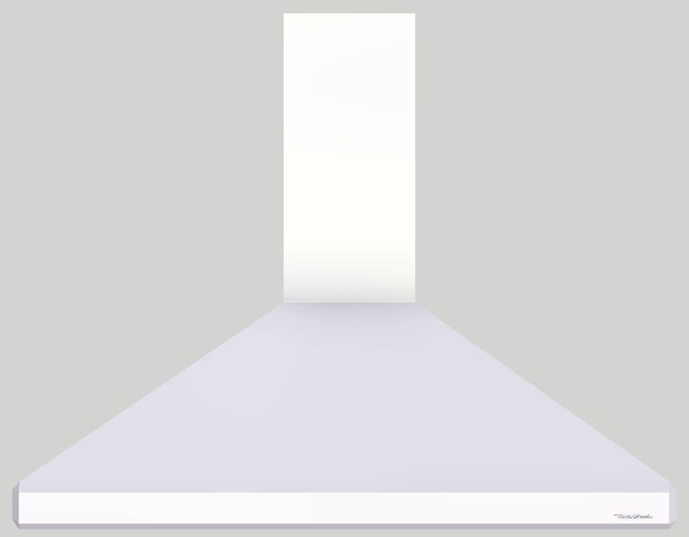 Vent-A-Hood® 48" White Wall Hood-0