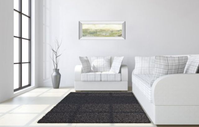 Classy Art Greenery Horizon Line II by Jennifer Goldberger Mirror Framed Wall Art-3