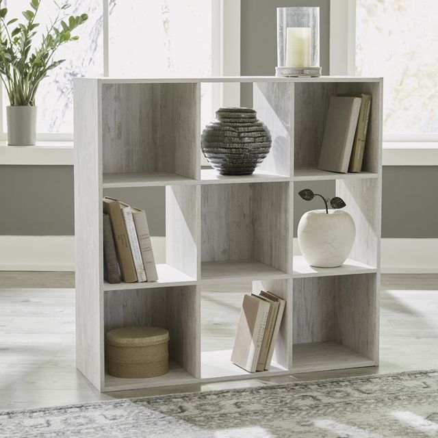 Signature Design by Ashley® Paxberry Whitewash Nine Cube Organizer-1
