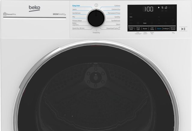 Beko 4.5 Cu. Ft. White Ventless Electric Dryer-3