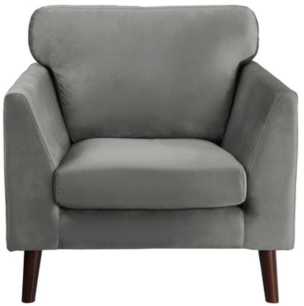 Mazin Furniture Tolley Grey Upholstered Accent Chair-1