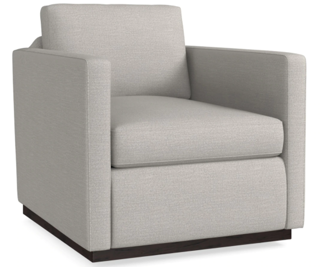 Bassett® Furniture Myles Gray Swivel Chair-0