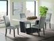 Elements International Beckley 5-Piece Gray/White Dining Set-4