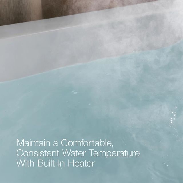 KOHLER® sok® White  104" X 41" Drop-In Effervescence Bath-1